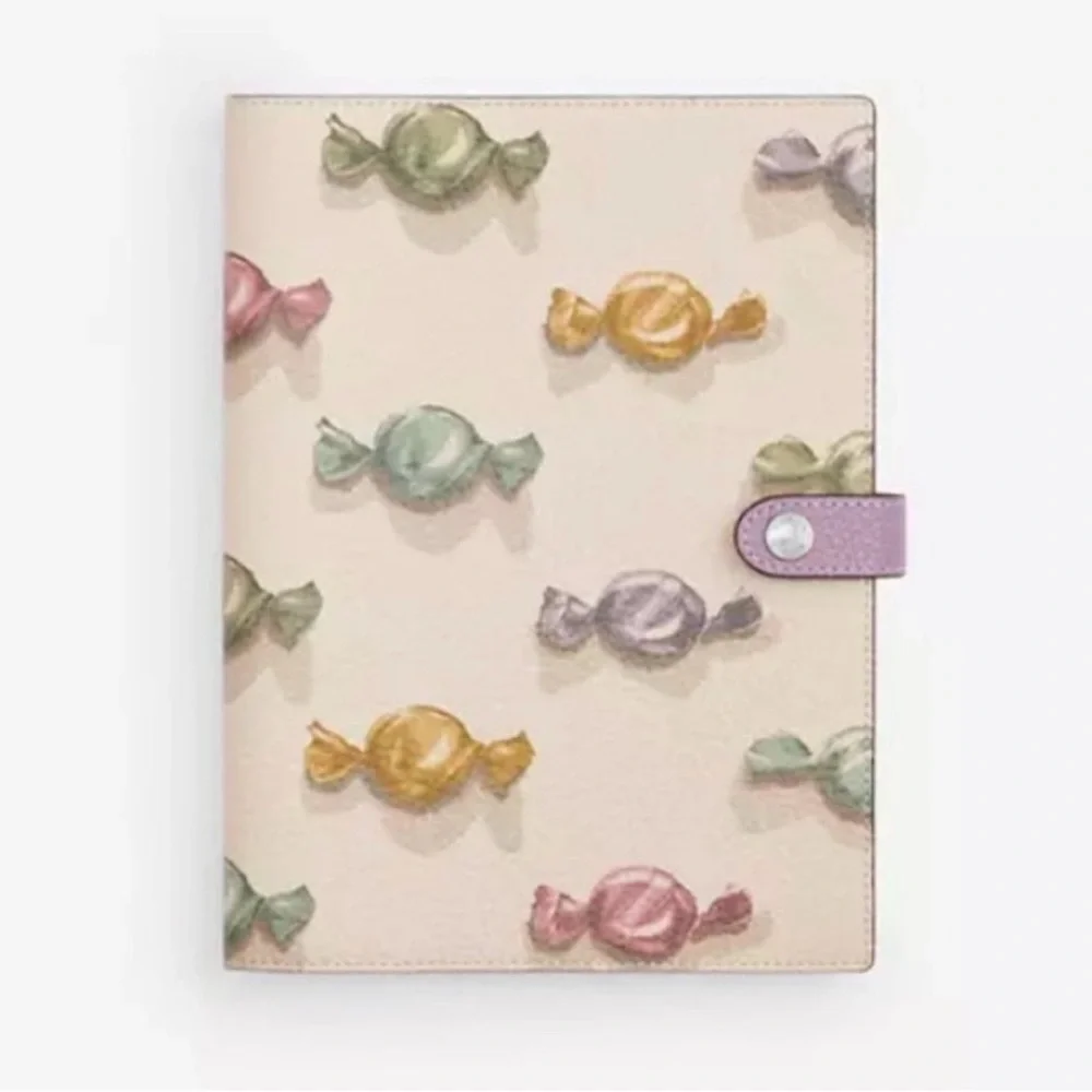 Coach Notebook With Candy Print NWT